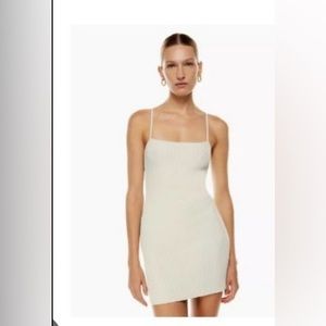 Aritzia Babaton Sculpt Knit Mini Cami Dress